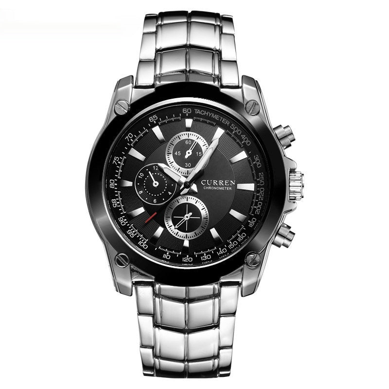 Men's Business-Casual Alloy Waterproof Quartz Watch
