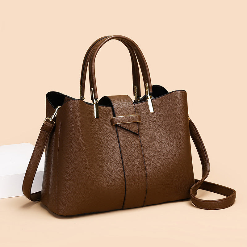 Simple Stylish Retro Womens Handbag With Crossbody Strap