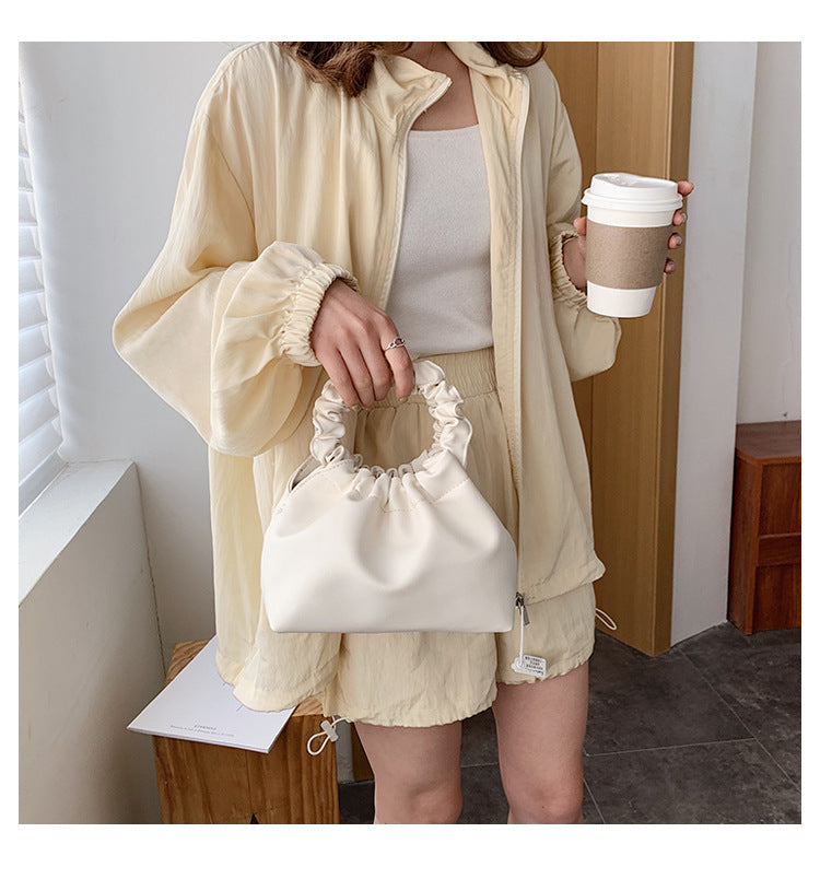 Crossbody bag ladies portable cloud bag