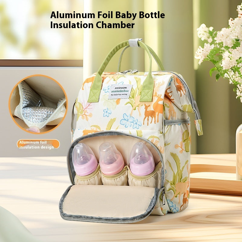 Capacity Mummy Baby Portable Waterproof Storage Multi-functional Compartment
