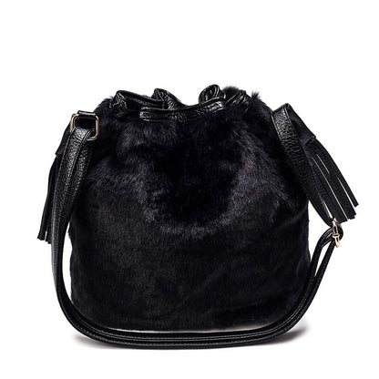 Fashion ladies plush bags