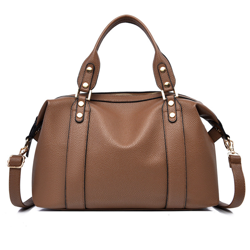 Retro Simple Large-Capacity Shoulder Crossbody Bag