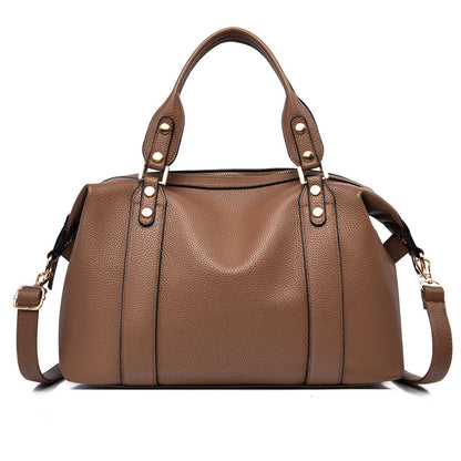 Retro Simple Large-Capacity Shoulder Crossbody Bag