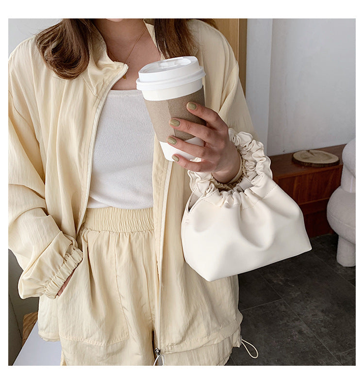 Crossbody bag ladies portable cloud bag
