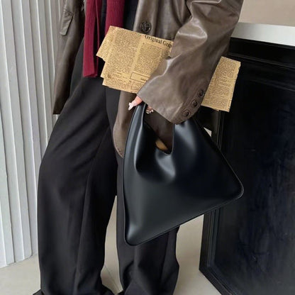 Large-capacity Womens Tote Bag In Black And Beige