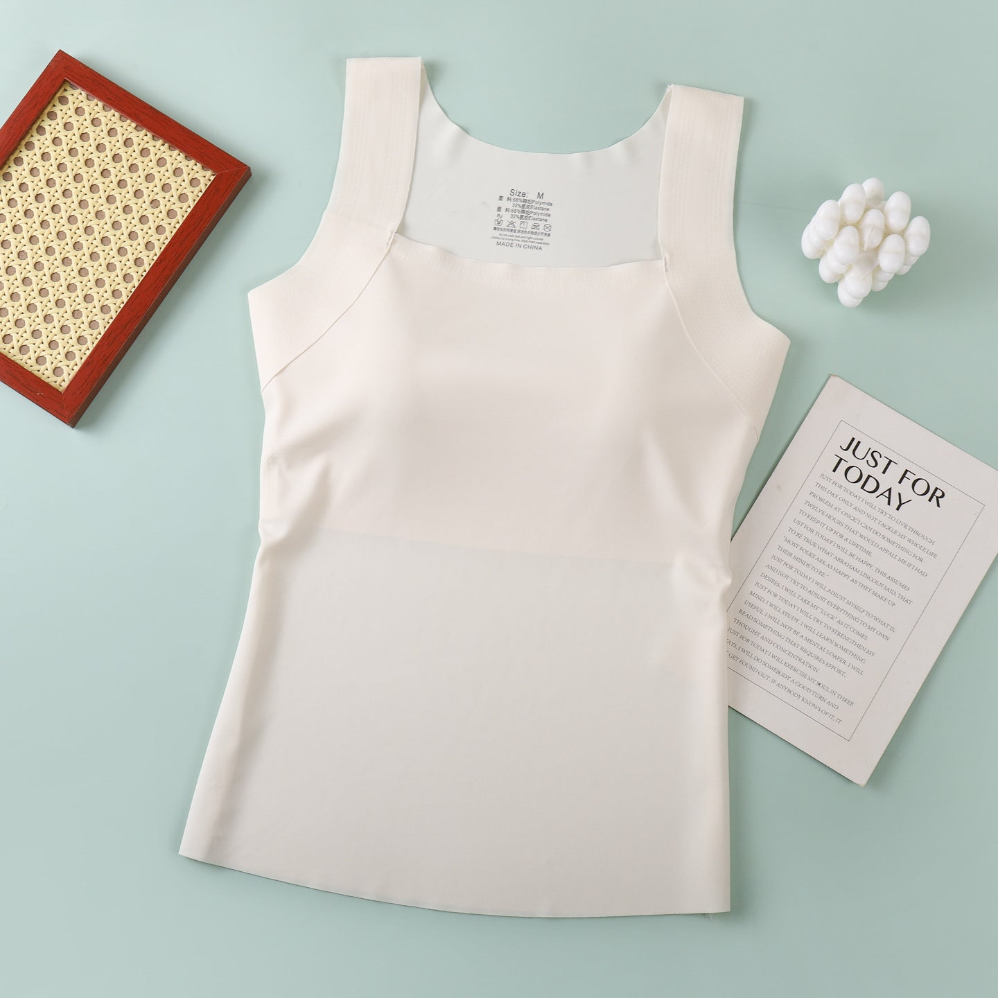 Four-season Womens Tank Top With Built-in Chest Pads, Breathable And Suitable For Wearing Outside