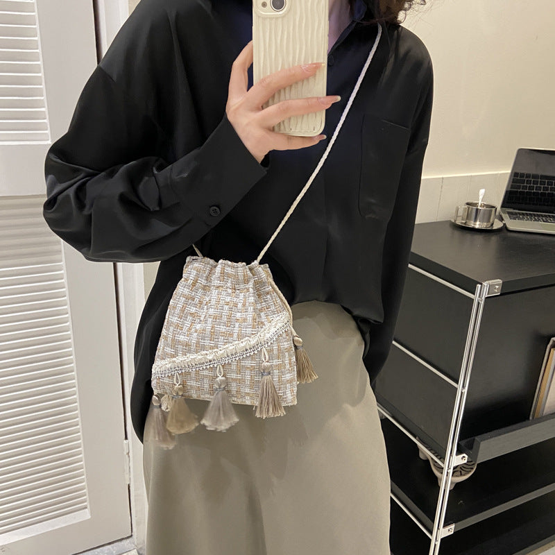 Bucket Bag Bohemian Ethnic Artistic Style