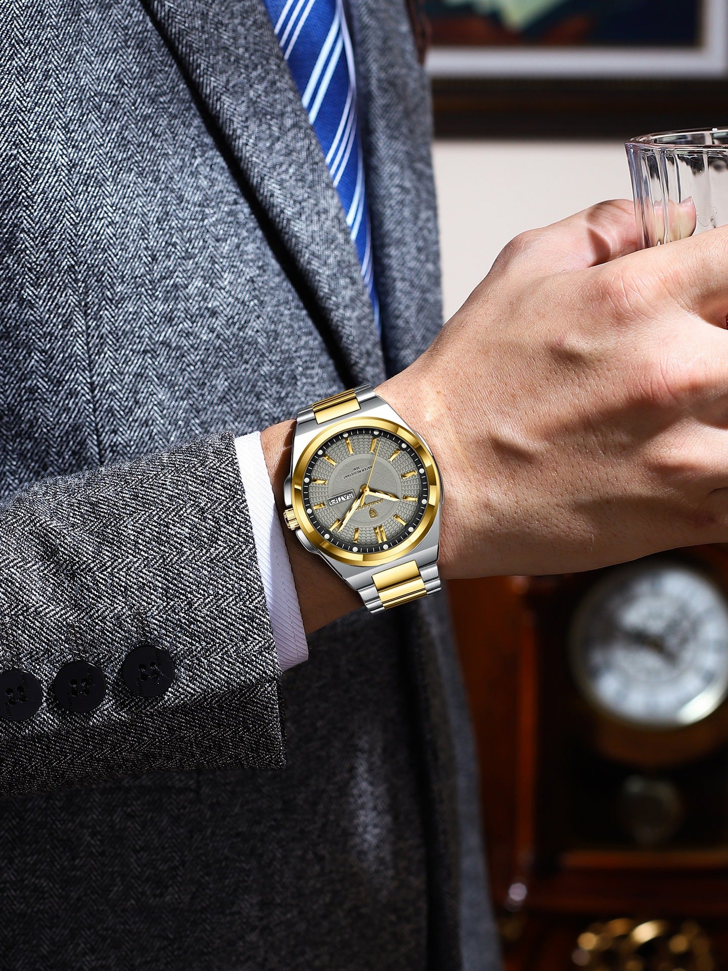 Fashionable Minimalist And Personalized Alloy Mens Watch