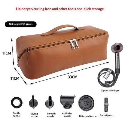 Portable Hair Curler And Hair Dryer Storage Bag