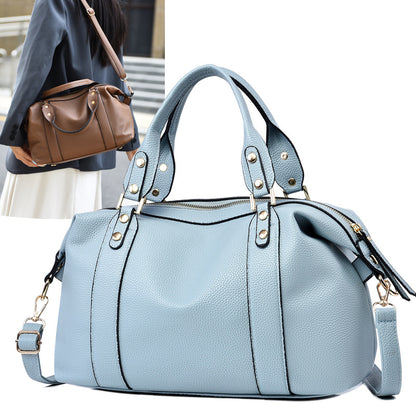 Retro Simple Large-Capacity Shoulder Crossbody Bag