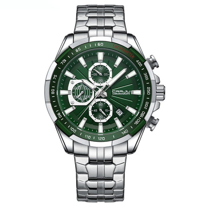 Men's Steel-band Multi-function Waterproof Watch