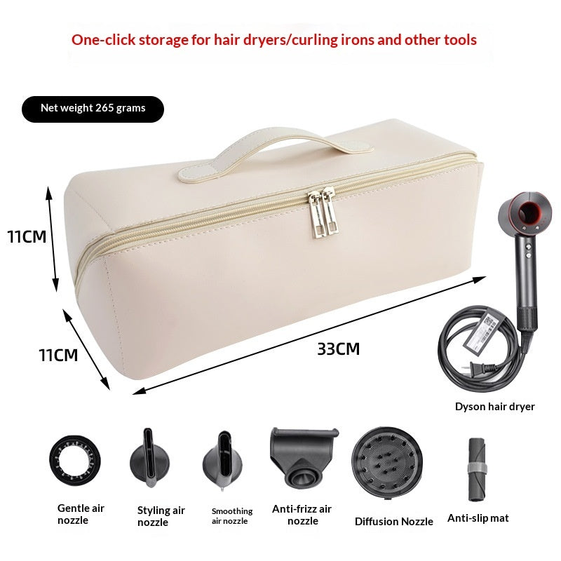 Portable Hair Curler And Hair Dryer Storage Bag