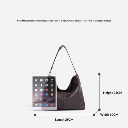 Sheepskin Niche Lazy-Style Large-Capacity Tote Bag For Women
