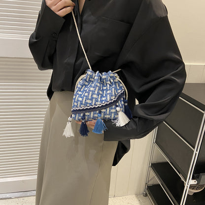 Bucket Bag Bohemian Ethnic Artistic Style