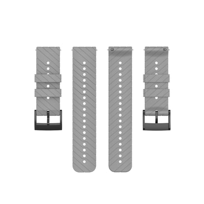 24mm Lightning-Stripe Silicone Watch Strap Compatible With Songtao