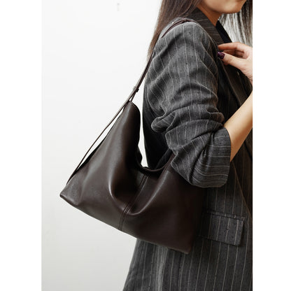 Sheepskin Niche Lazy-Style Large-Capacity Tote Bag For Women