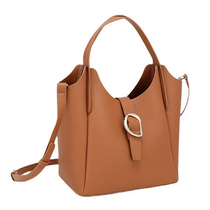 Womens Niche Versatile Shoulder And Crossbody Bag Polyester-cotton Blend
