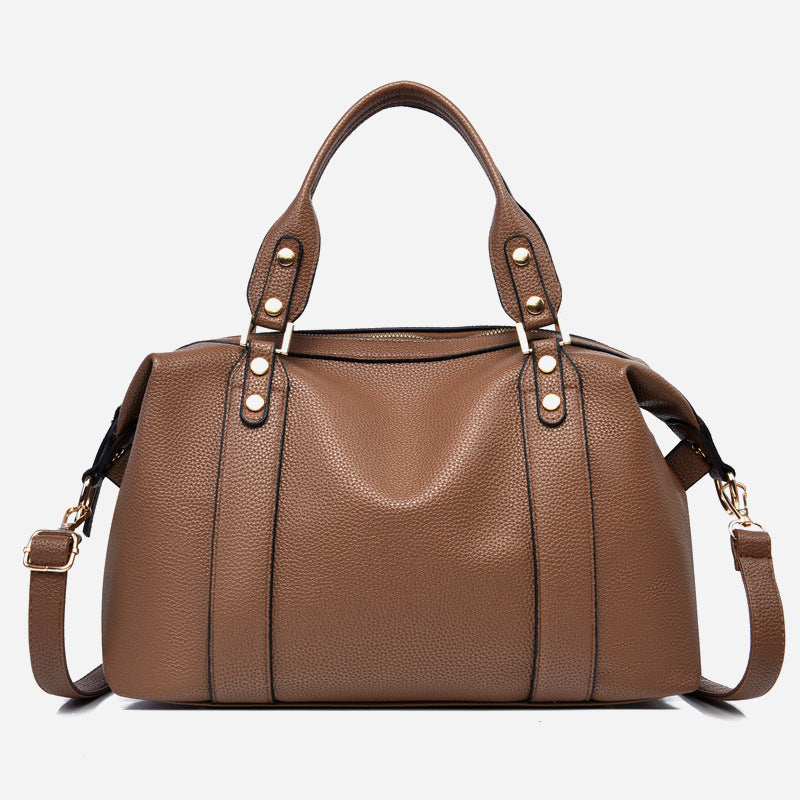 Retro Simple Large-Capacity Shoulder Crossbody Bag
