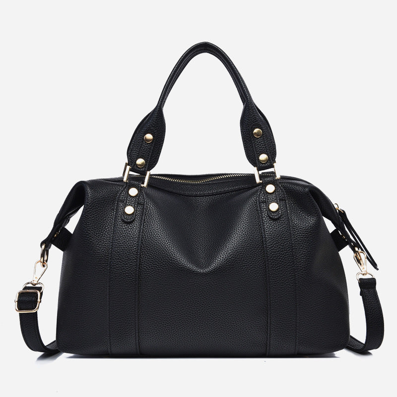 Retro Simple Large-Capacity Shoulder Crossbody Bag