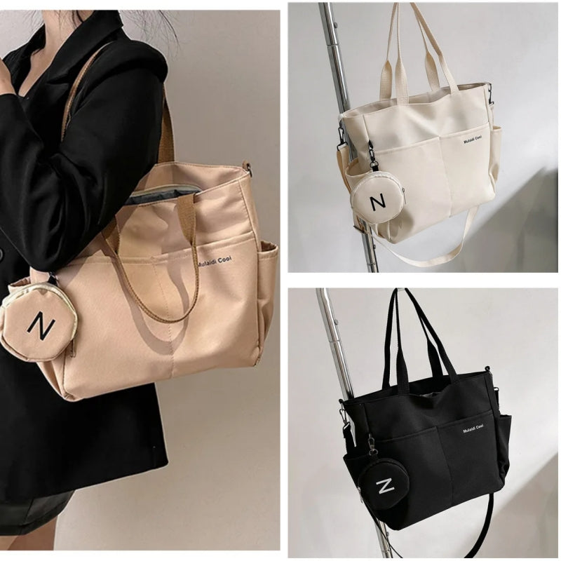 Women Shoulder Crossbody Bag Canvas Tote Messenger Bag Ladies Hand Bags Female Handbag