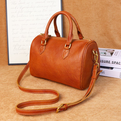Leather Classic Retro Large Capacity Crossbody Bag