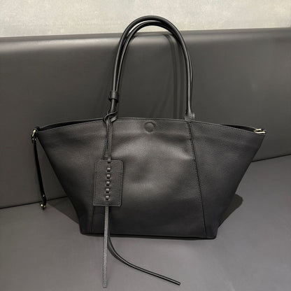 Single-Shoulder Genuine Leather Crossbody Bag Commuter All-Match Womens Bag