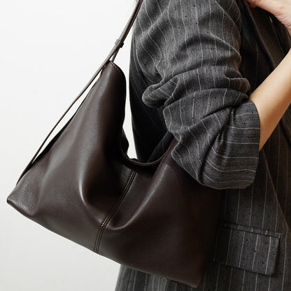 Sheepskin Niche Lazy-Style Large-Capacity Tote Bag For Women