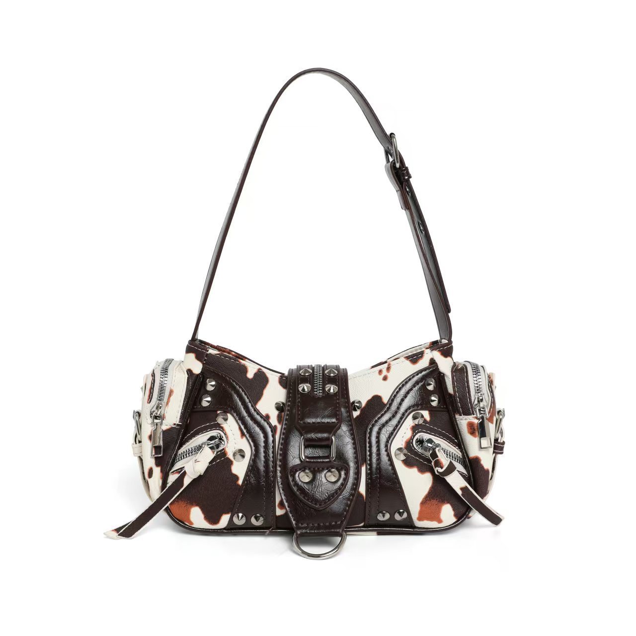 Edgy Y2k-style Single-shoulder Commuter Crossbody