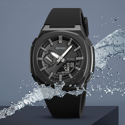 Fashionable Mens Quartz Waterproof Multi-function Chronograph Alarm Digital Watch