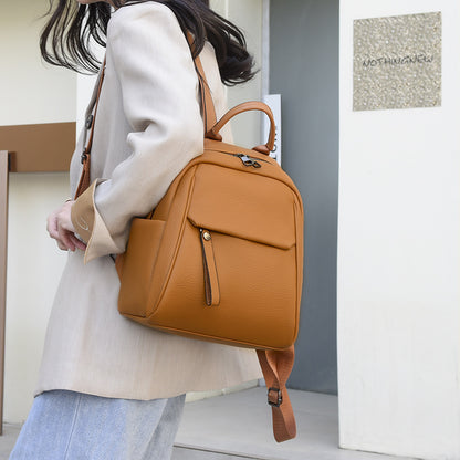 New Stylish And Artistic Soft-leather Women's Backpack