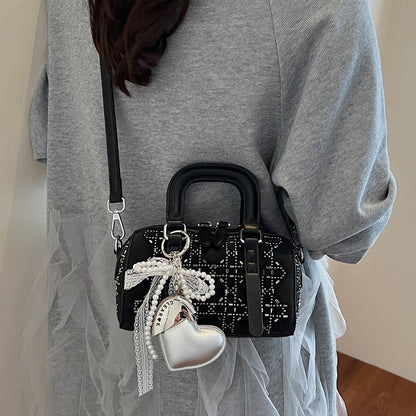 Korean-style Minimalist Versatile Niche Cylindrical Tote Bag