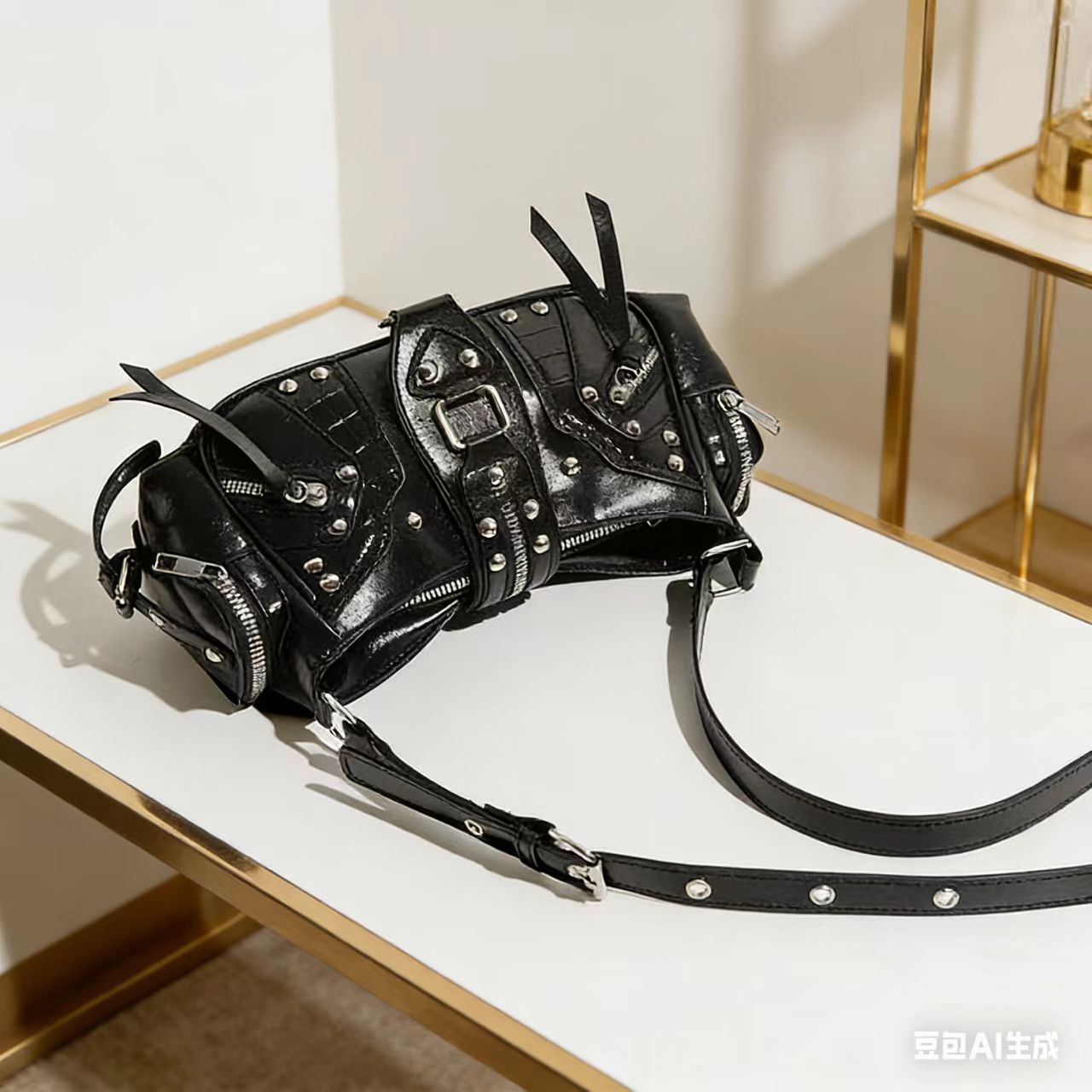 Edgy Y2k-style Single-shoulder Commuter Crossbody