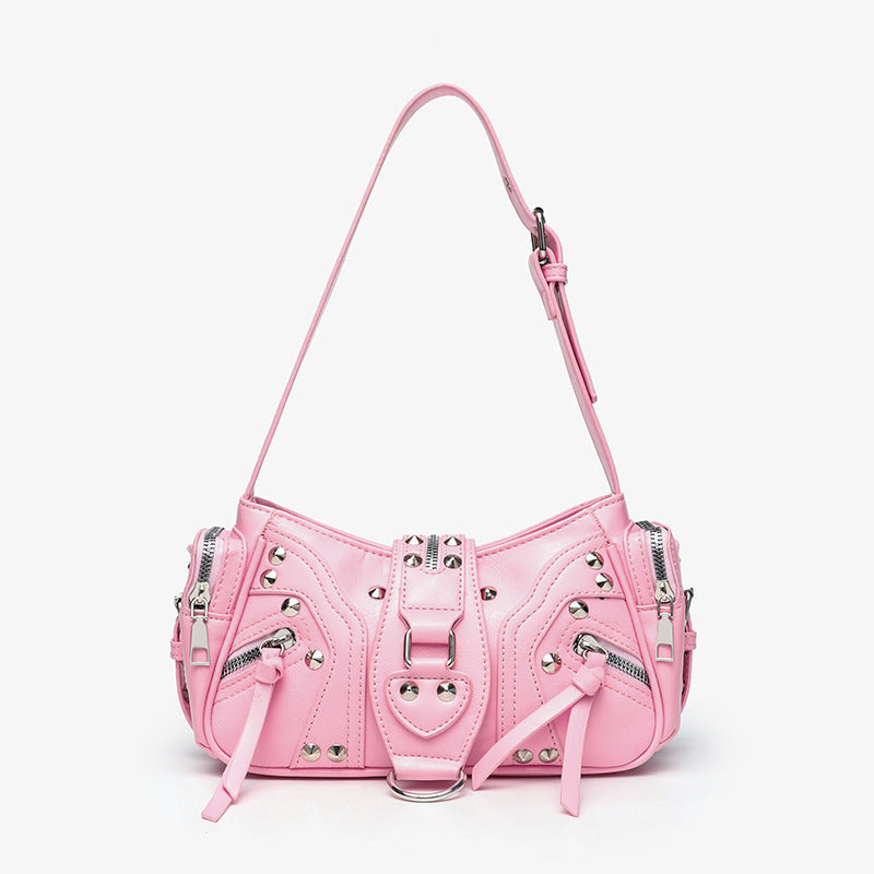 Edgy Y2k-style Single-shoulder Commuter Crossbody