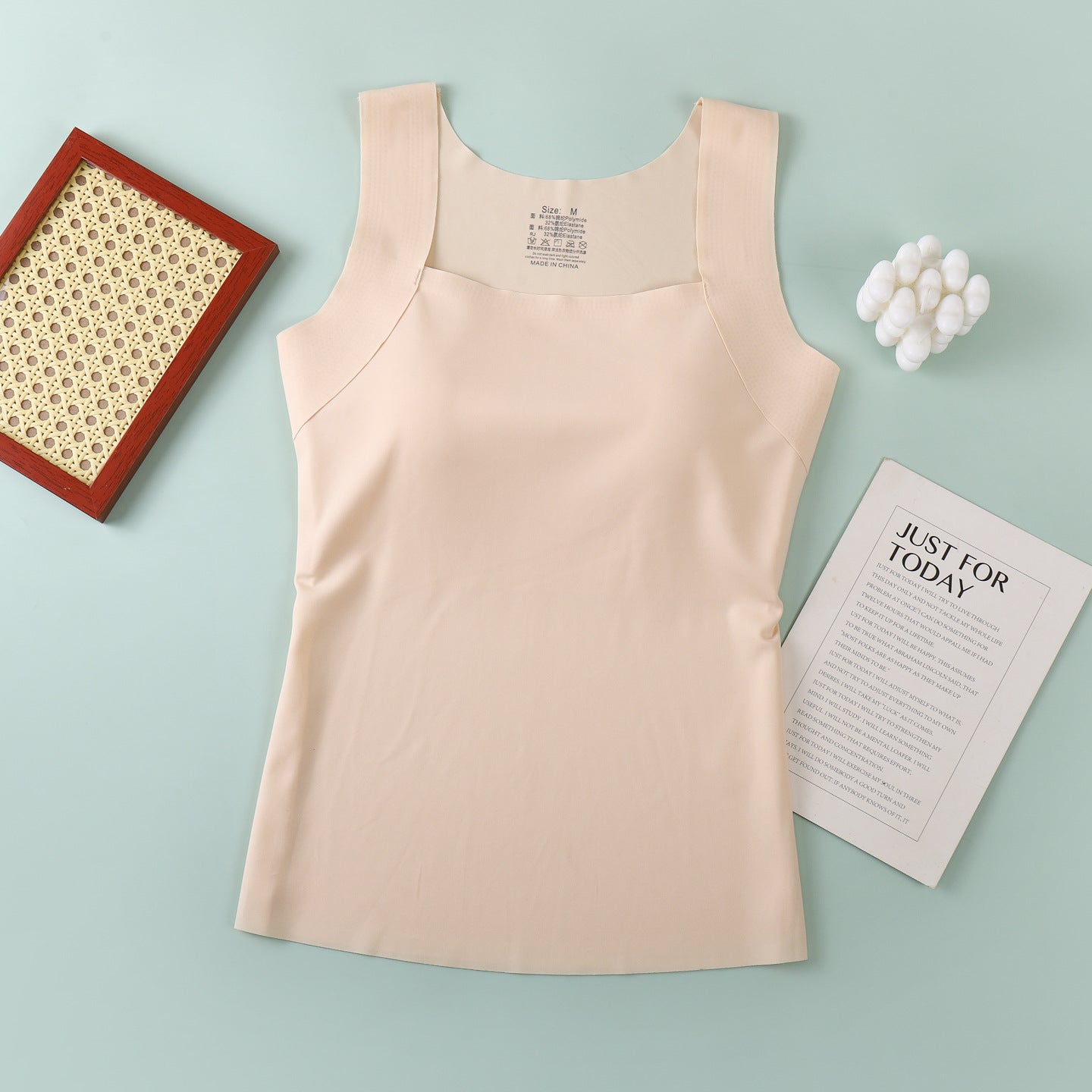 Four-season Womens Tank Top With Built-in Chest Pads, Breathable And Suitable For Wearing Outside