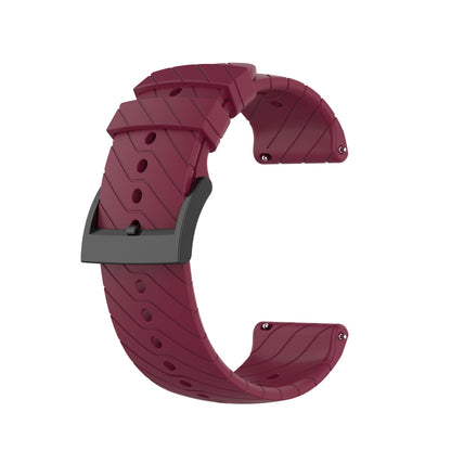 24mm Lightning-Stripe Silicone Watch Strap Compatible With Songtao