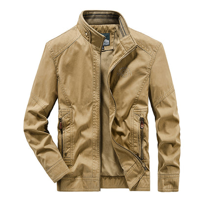 Middle-aged Plus-size Jacket Trench Coat Men's Cross-border