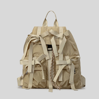 Japanese-Style Large-Capacity Sweet Bow-Knot Backpack For Women
