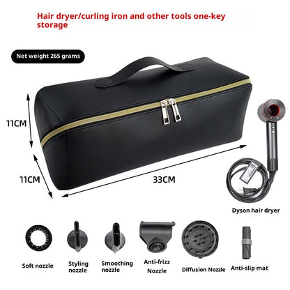 Portable Hair Curler And Hair Dryer Storage Bag