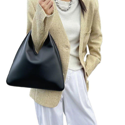 Large-capacity Womens Tote Bag In Black And Beige