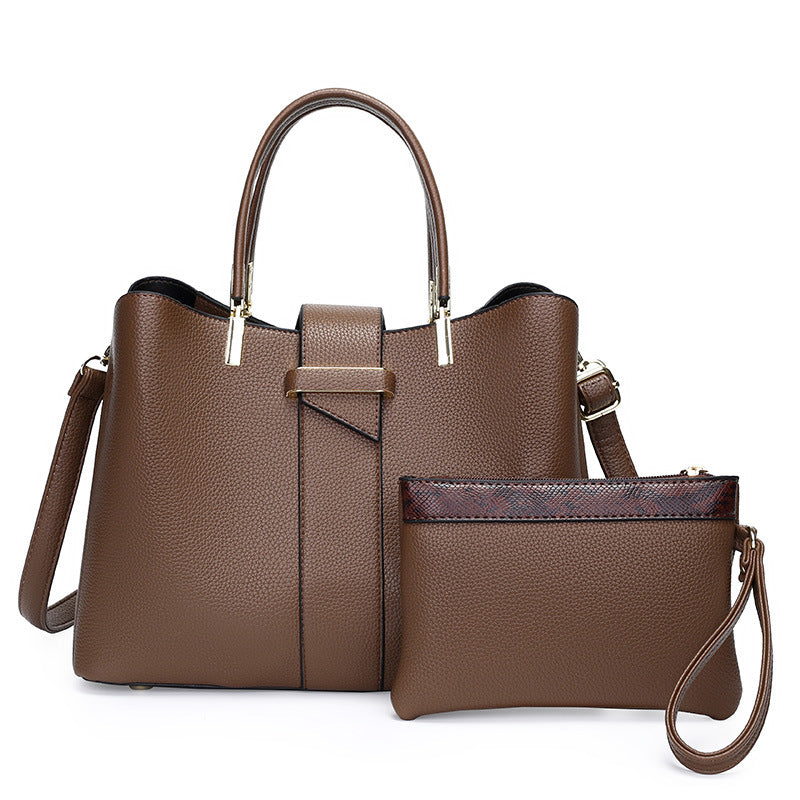 Simple Stylish Retro Womens Handbag With Crossbody Strap