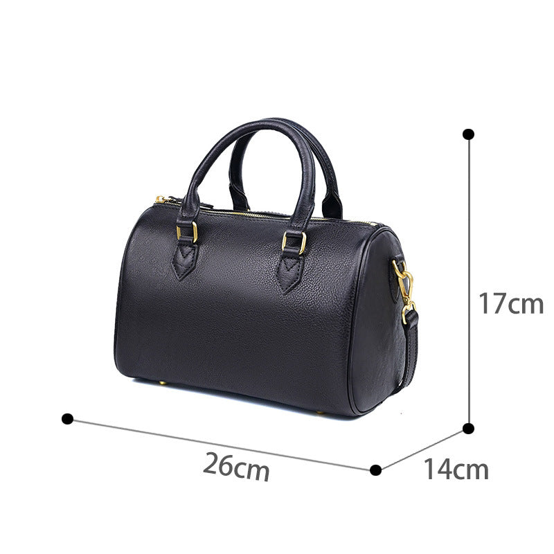 Leather Classic Retro Large Capacity Crossbody Bag