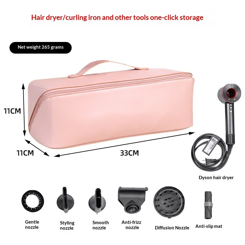 Portable Hair Curler And Hair Dryer Storage Bag