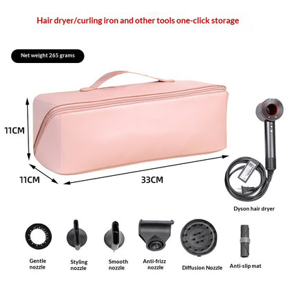 Portable Hair Curler And Hair Dryer Storage Bag