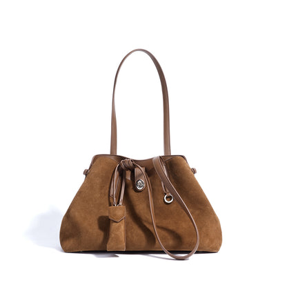Retro Handbag Large Capacity Document Shoulder Bag