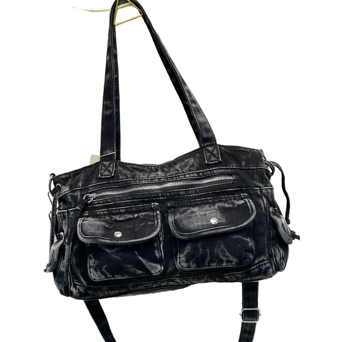 New Washed Denim Womens Shoulder Bag HipHop