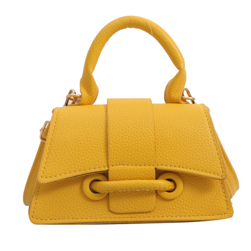 Commuter Western Style Solid Color Shoulder Messenger Bag