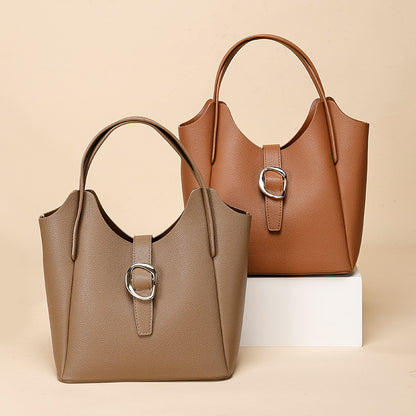 Womens Niche Versatile Shoulder And Crossbody Bag Polyester-cotton Blend