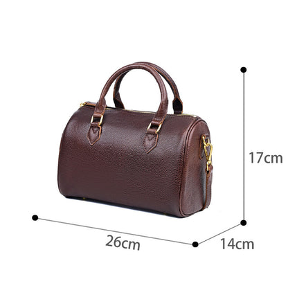 Leather Classic Retro Large Capacity Crossbody Bag