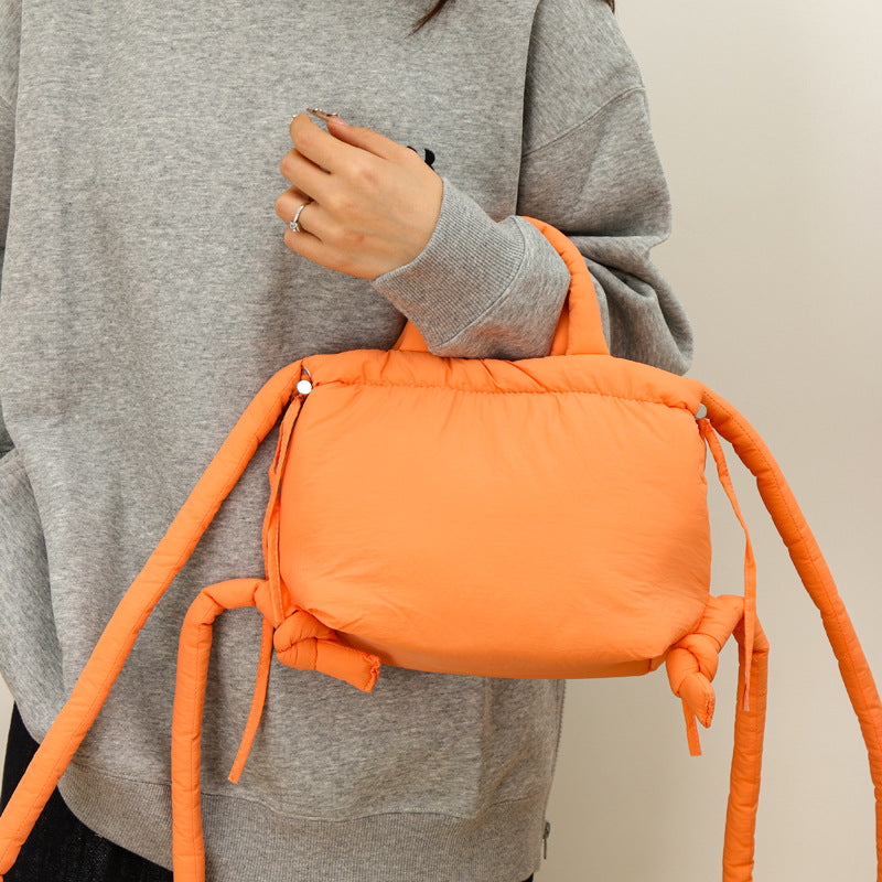 Casual Quilted Lightweight Dual-Use ShoulderCrossbody Bag