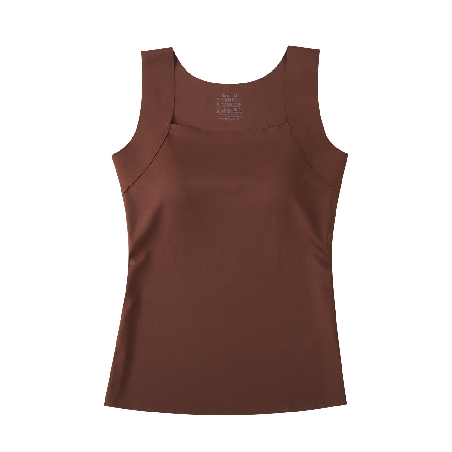 Four-season Womens Tank Top With Built-in Chest Pads, Breathable And Suitable For Wearing Outside